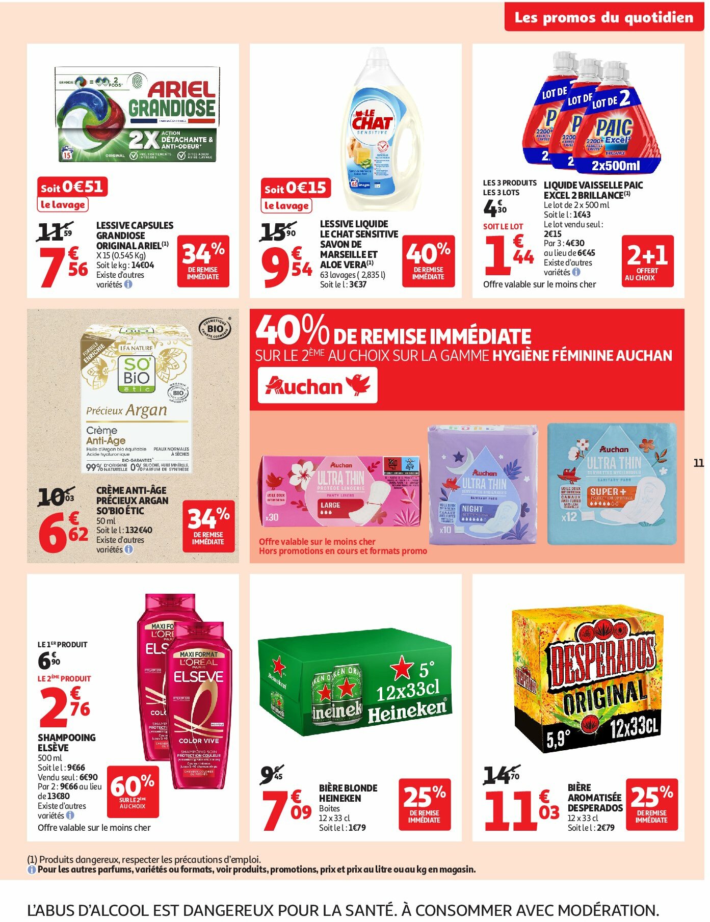 auchan - Auchan supermarché - Le frais, le bon moins cher folder geldig vanaf 26/08 - 30/08 - page: 11