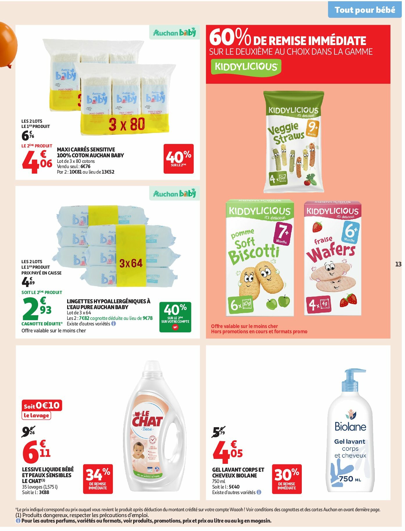 auchan - Auchan supermarché - Le frais, le bon moins cher folder geldig vanaf 26/08 - 30/08 - page: 13