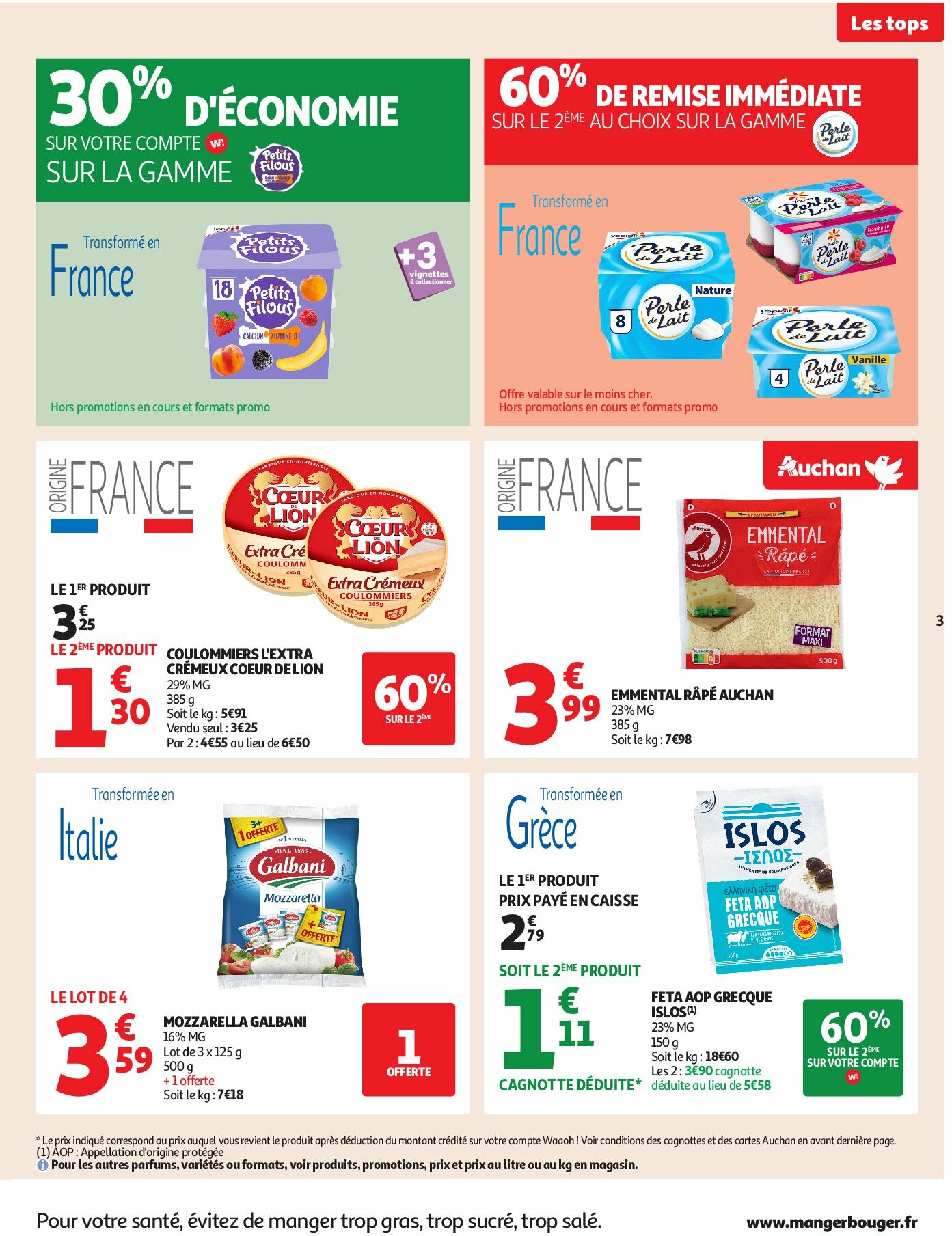 auchan - Auchan - Des prix aussi bas, c'est le top dans votre super folder geldig vanaf 02/09 - 13/09 - page: 3