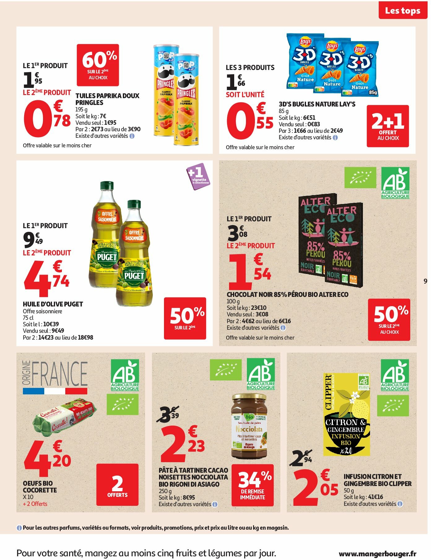auchan - Auchan - Des prix aussi bas, c'est le top dans votre super folder geldig vanaf 02/09 - 13/09 - page: 9