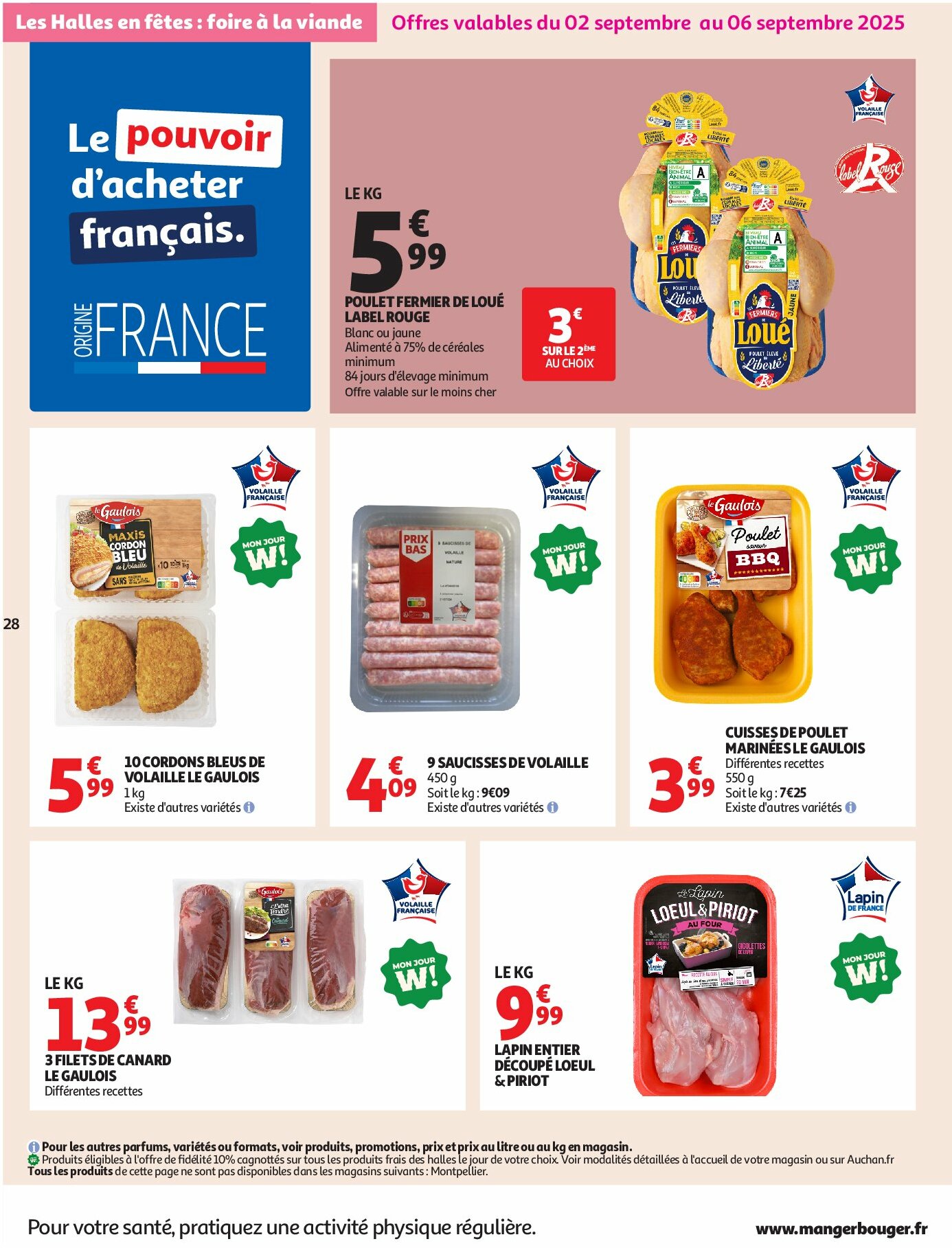 auchan - Auchan - Des prix aussi bas, c'est le top dans votre super folder geldig vanaf 02/09 - 13/09 - page: 28
