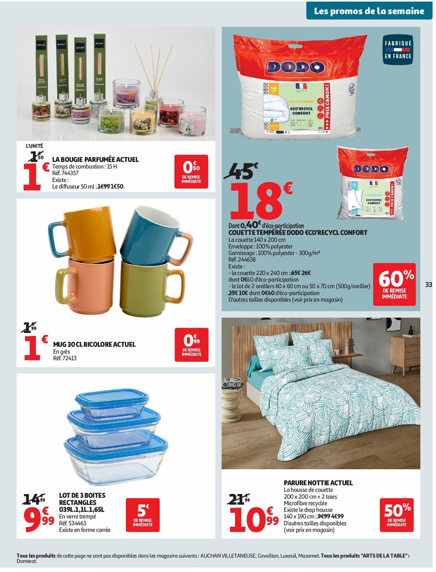 auchan - Auchan - Des prix aussi bas, c'est le top dans votre super folder geldig vanaf 02/09 - 13/09 - page: 33