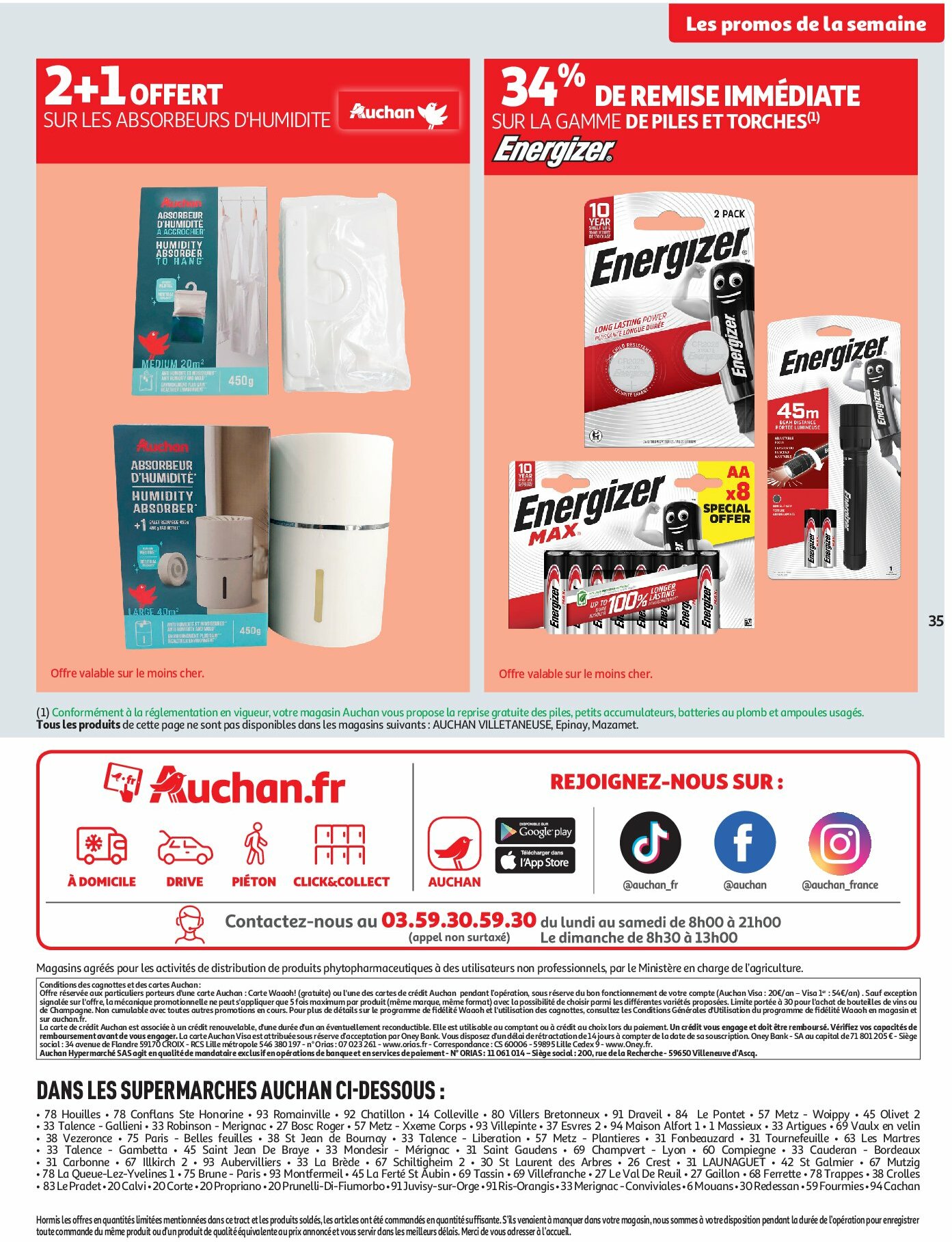 auchan - Auchan - Des prix aussi bas, c'est le top dans votre super folder geldig vanaf 02/09 - 13/09 - page: 35
