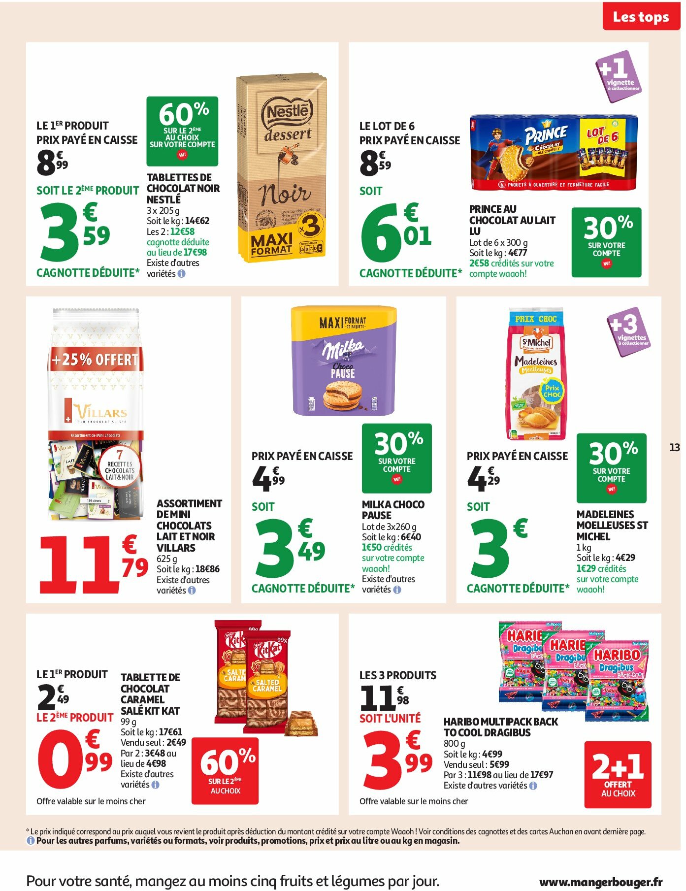 auchan - Auchan - Des prix aussi bas, c'est le top dans votre super folder geldig vanaf 02/09 - 13/09 - page: 13