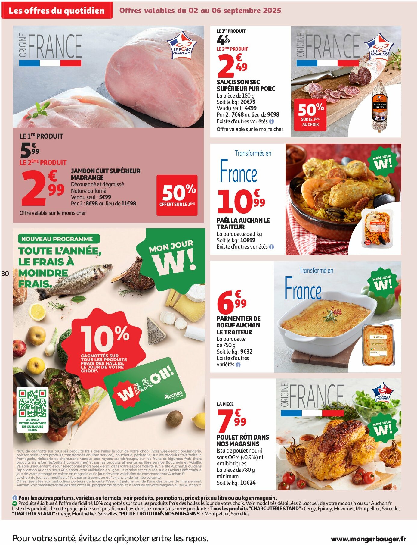 auchan - Auchan - Des prix aussi bas, c'est le top dans votre super folder geldig vanaf 02/09 - 13/09 - page: 30