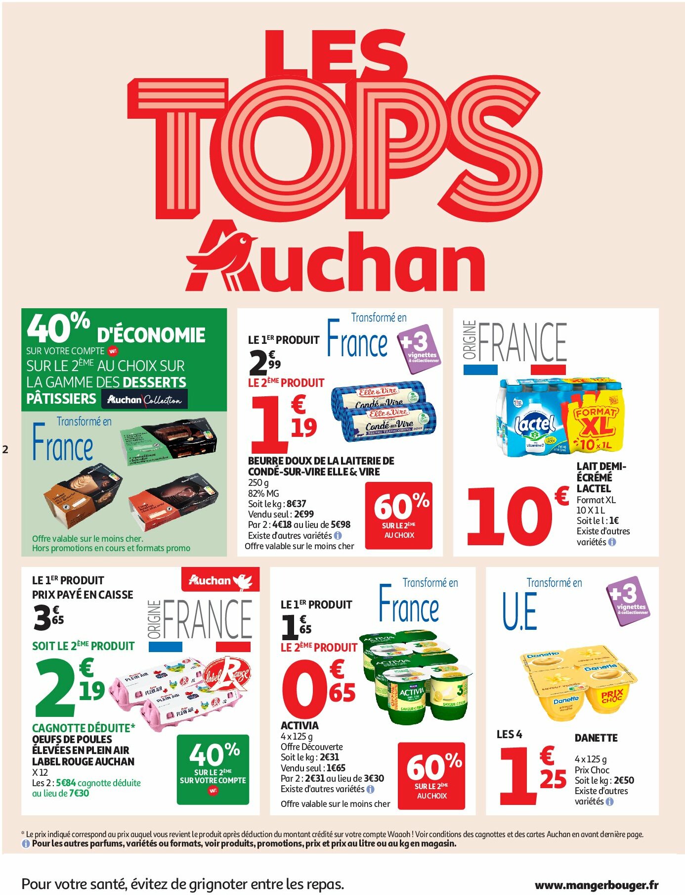 auchan - Auchan - Des prix aussi bas, c'est le top dans votre super folder geldig vanaf 02/09 - 13/09 - page: 2