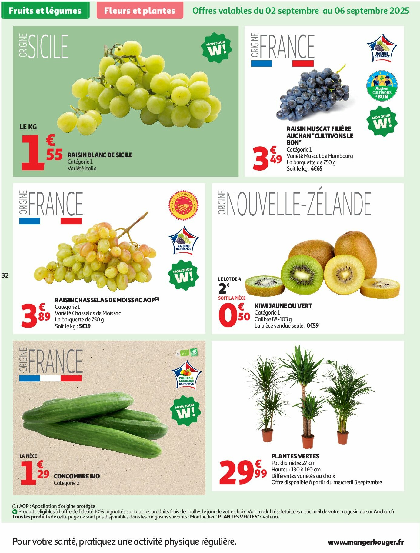 auchan - Auchan - Des prix aussi bas, c'est le top dans votre super folder geldig vanaf 02/09 - 13/09 - page: 32