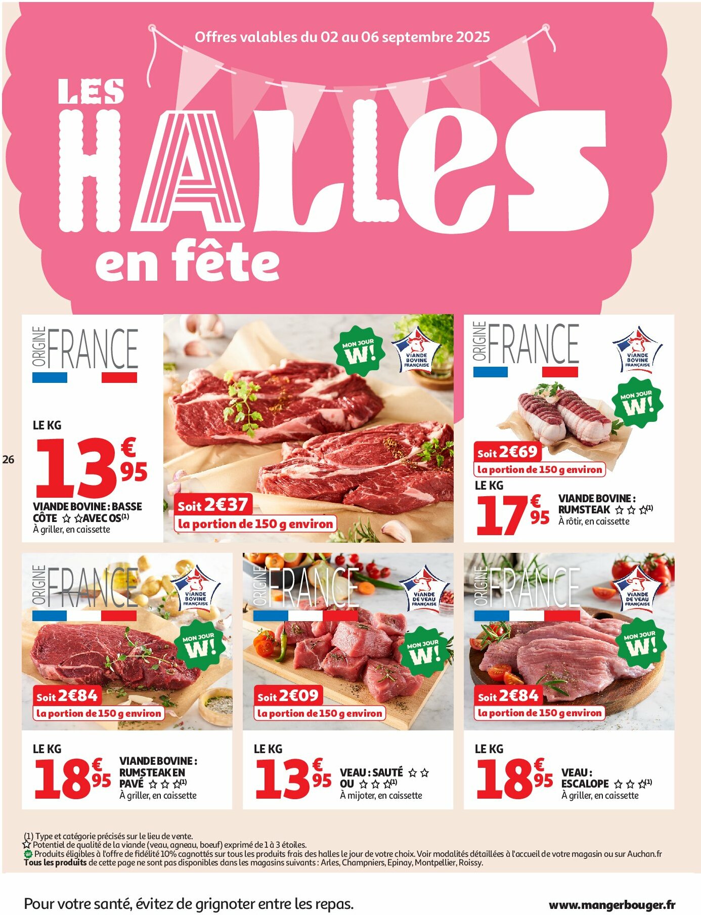 auchan - Auchan - Des prix aussi bas, c'est le top dans votre super folder geldig vanaf 02/09 - 13/09 - page: 26