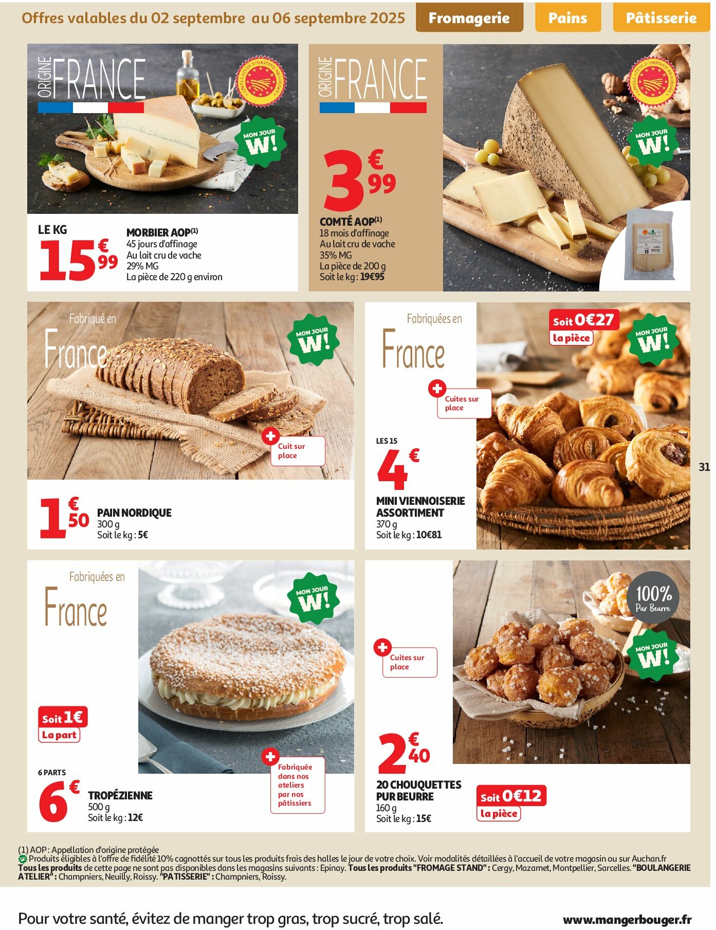 auchan - Auchan - Des prix aussi bas, c'est le top dans votre super folder geldig vanaf 02/09 - 13/09 - page: 31