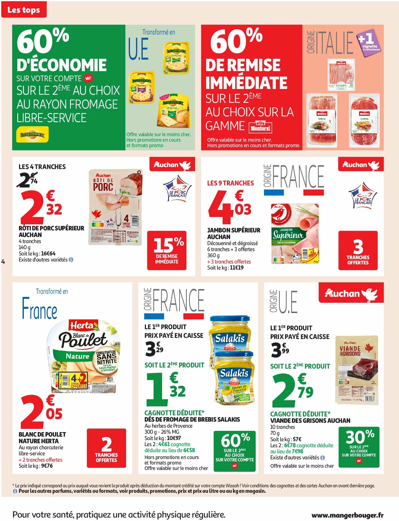 auchan - Auchan - Des prix aussi bas, c'est le top dans votre super folder geldig vanaf 02/09 - 13/09 - page: 4
