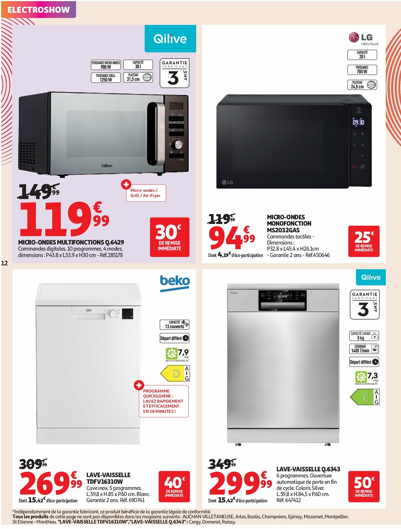 auchan - Auchan - Une rentrée électrisante folder geldig vanaf 02/09 - 14/09 - page: 12