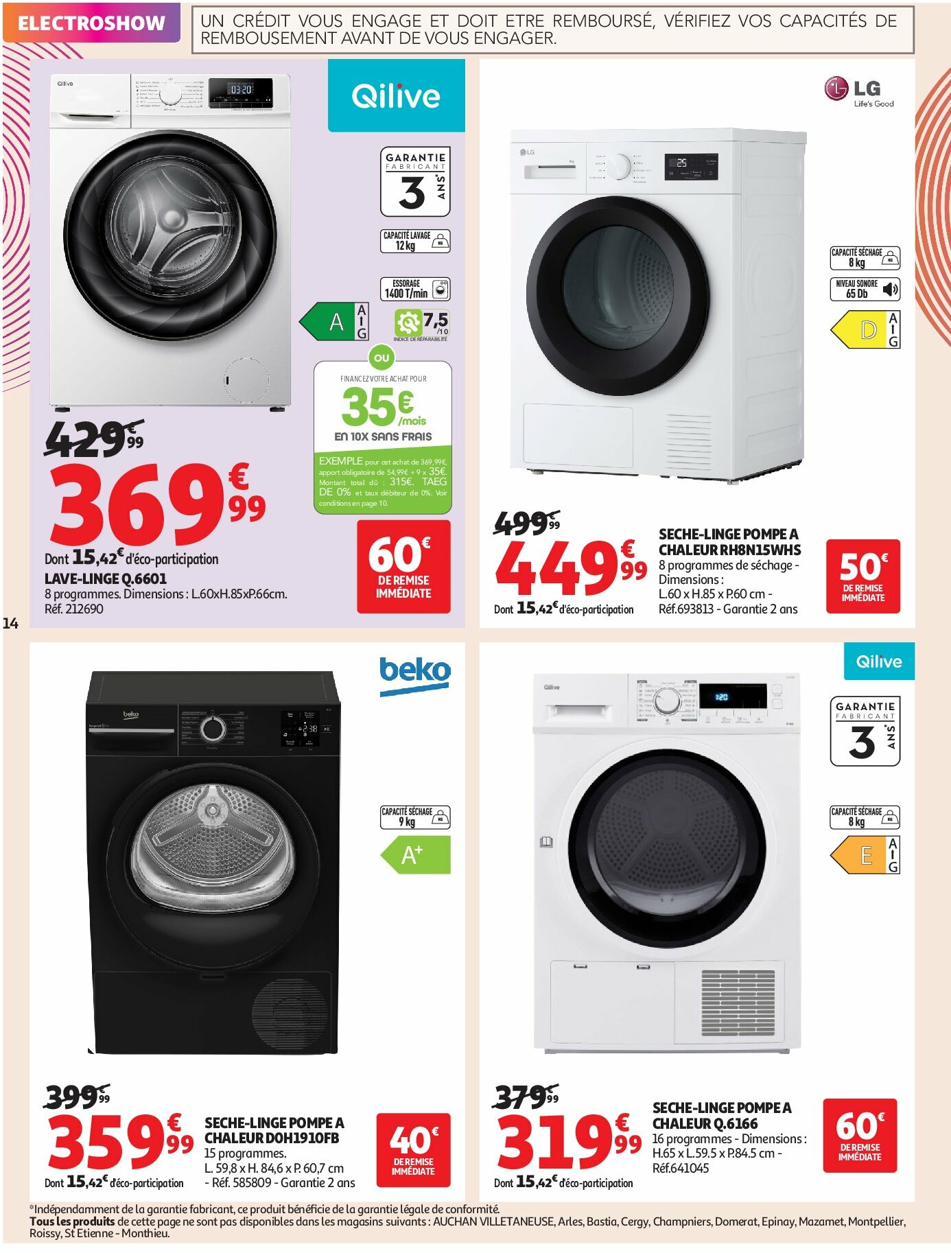 auchan - Auchan - Une rentrée électrisante folder geldig vanaf 02/09 - 14/09 - page: 14