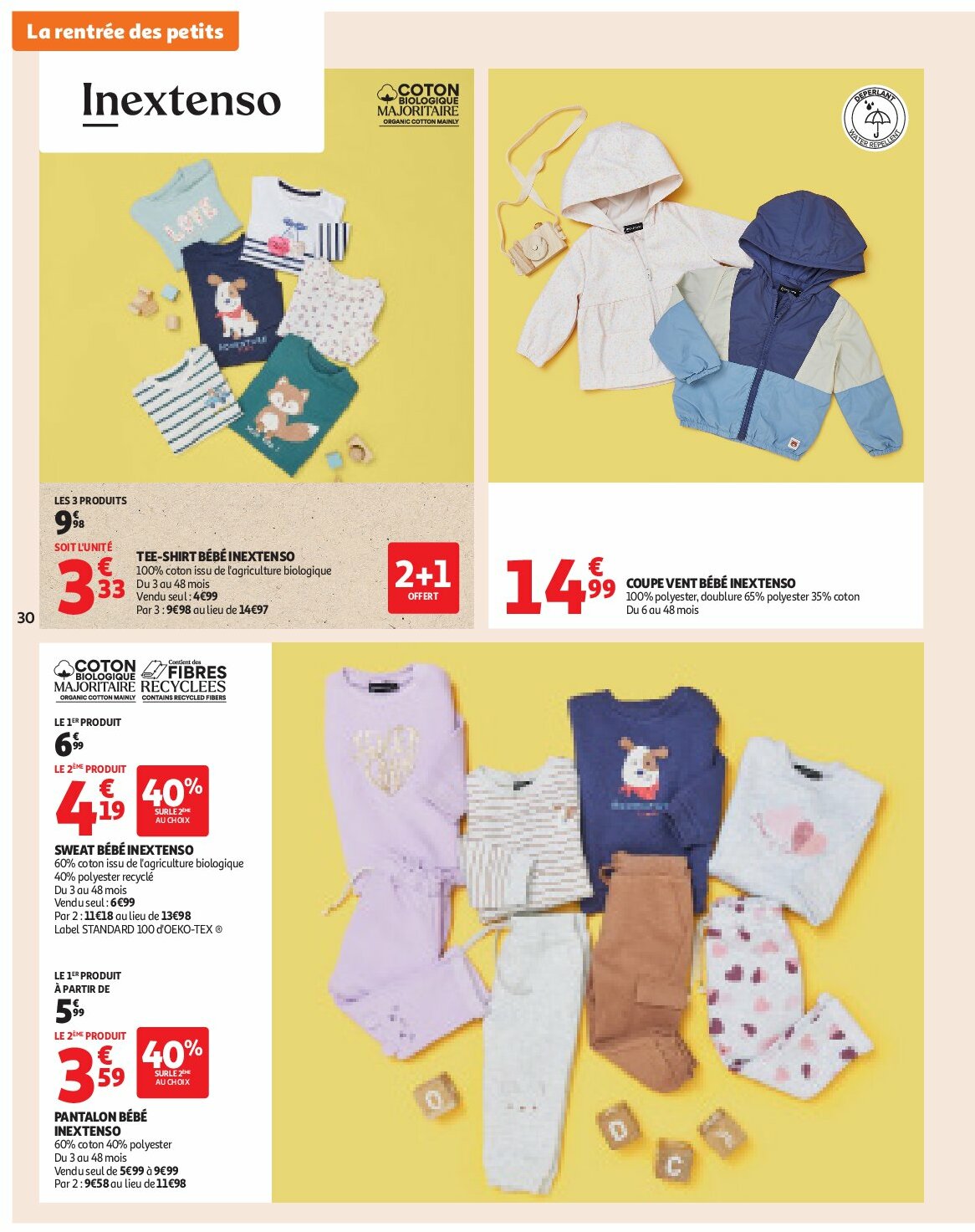 auchan - Auchan - Rentrée des classes folder geldig vanaf 19/08 - 07/09 - page: 30