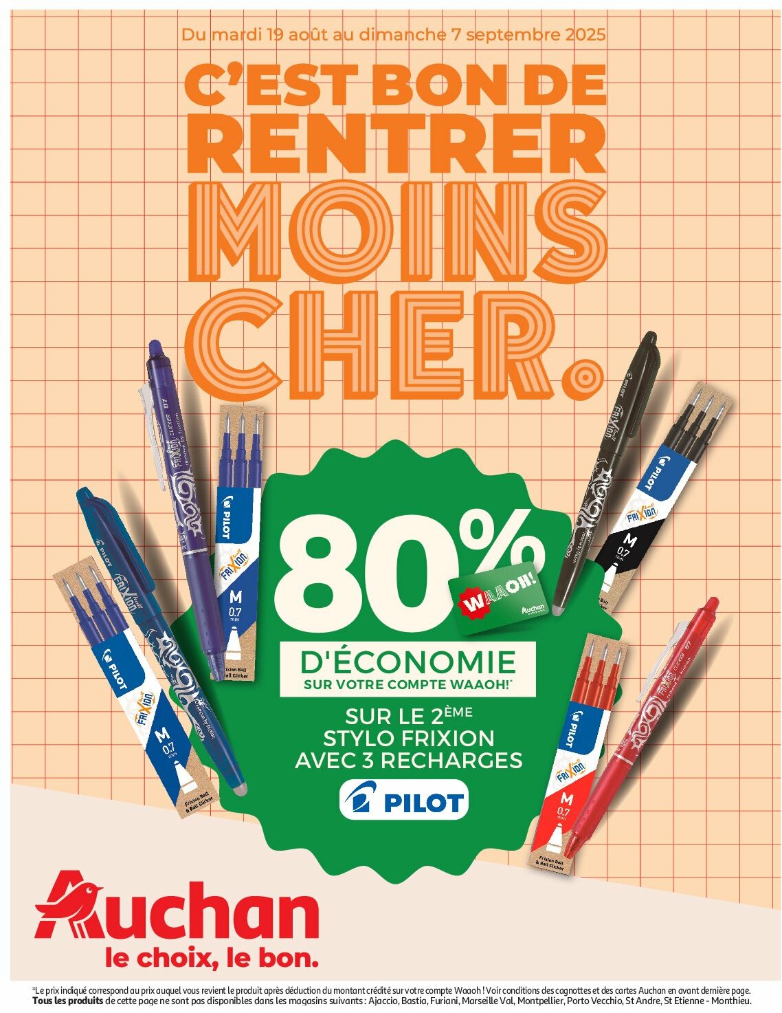 auchan - Auchan - Rentrée des classes folder geldig vanaf 19/08 - 07/09