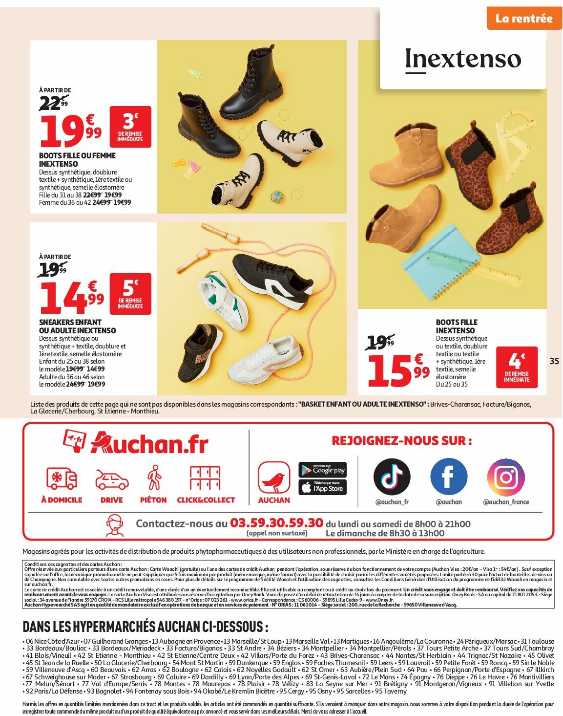 auchan - Auchan - Rentrée des classes folder geldig vanaf 19/08 - 07/09 - page: 35