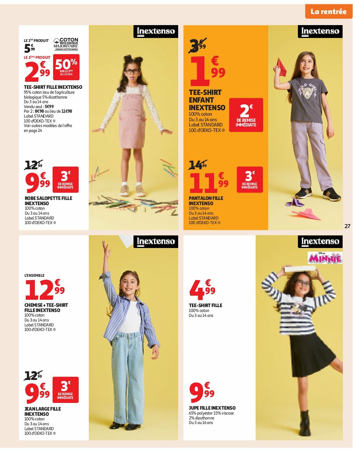 auchan - Auchan - Rentrée des classes folder geldig vanaf 19/08 - 07/09 - page: 27