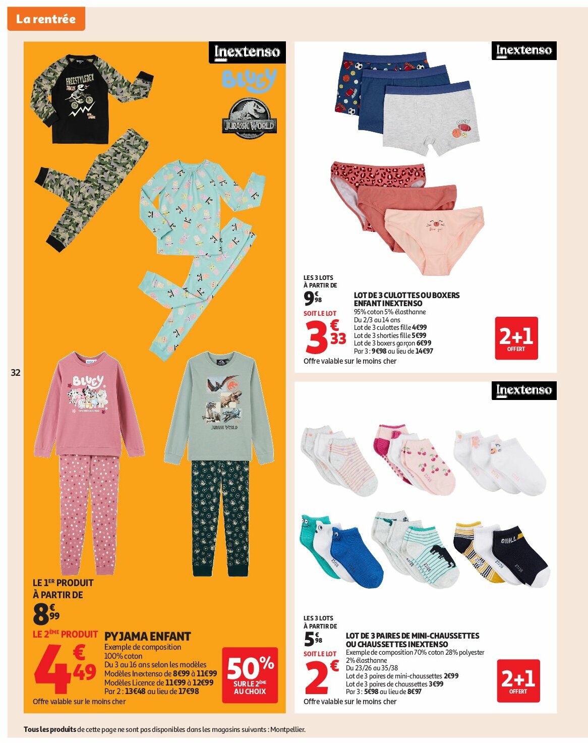 auchan - Auchan - Rentrée des classes folder geldig vanaf 19/08 - 07/09 - page: 32
