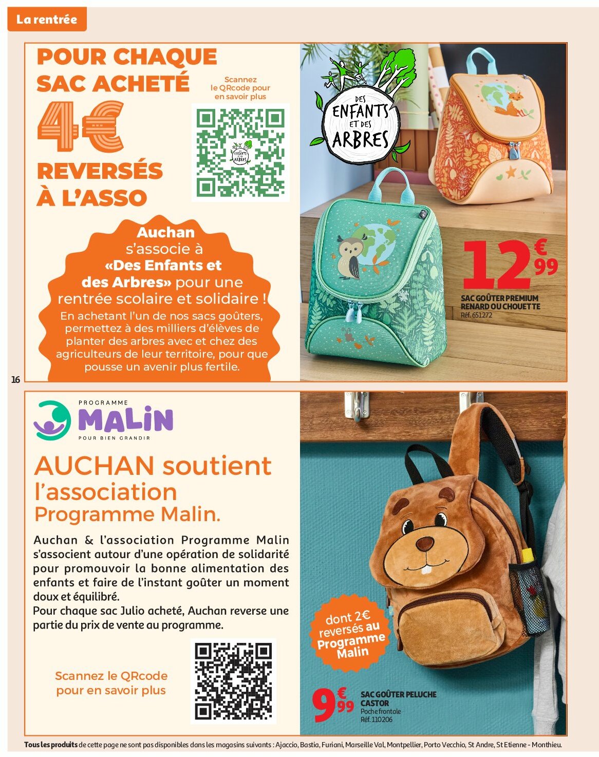 auchan - Auchan - Rentrée des classes folder geldig vanaf 19/08 - 07/09 - page: 16
