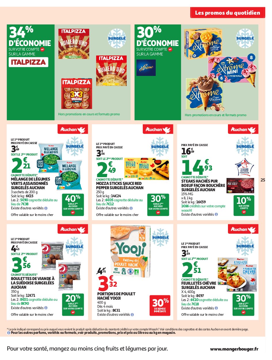 auchan - Auchan - Petits prix écrémés folder geldig vanaf 09/09 - 21/09 - page: 25 auchan - Auchan - Petits prix écrémés folder geldig vanaf 09/09 - 21/09 - page: 25