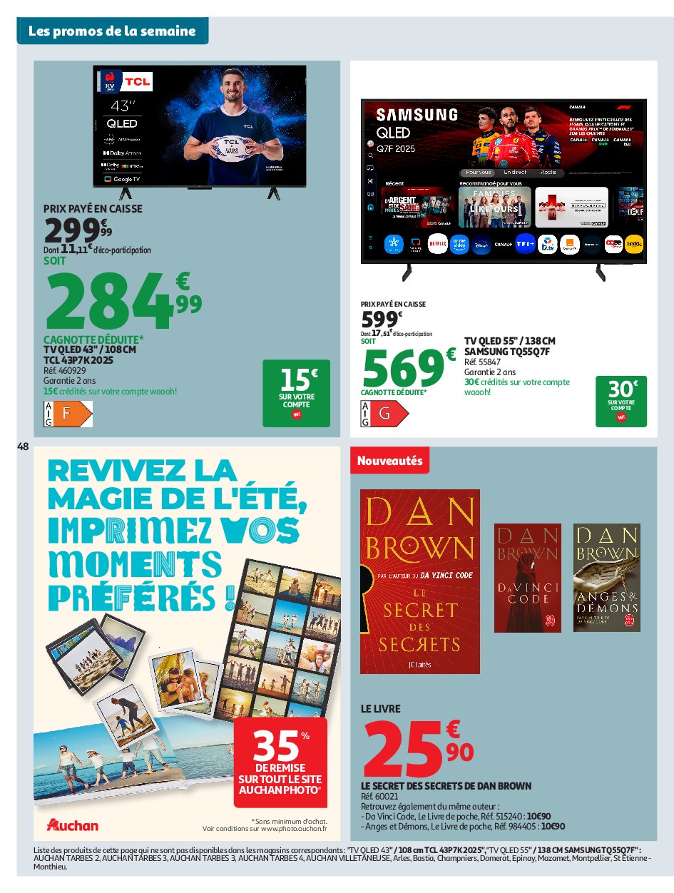 auchan - Auchan - Petits prix écrémés folder geldig vanaf 09/09 - 21/09 - page: 48 auchan - Auchan - Petits prix écrémés folder geldig vanaf 09/09 - 21/09 - page: 48