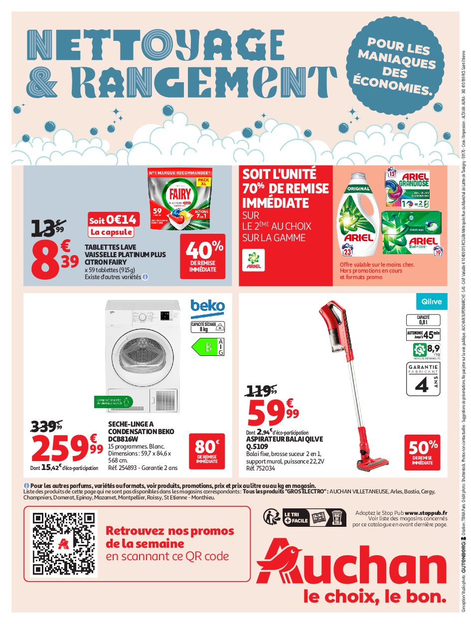 auchan - Auchan - Petits prix écrémés folder geldig vanaf 09/09 - 21/09 - page: 56 auchan - Auchan - Petits prix écrémés folder geldig vanaf 09/09 - 21/09 - page: 56