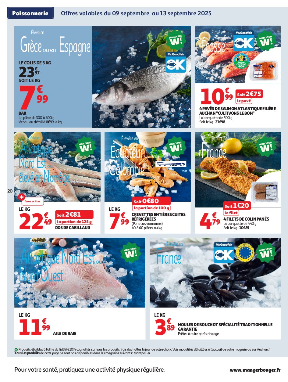 auchan - Auchan - Petits prix écrémés folder geldig vanaf 09/09 - 21/09 - page: 20 auchan - Auchan - Petits prix écrémés folder geldig vanaf 09/09 - 21/09 - page: 20