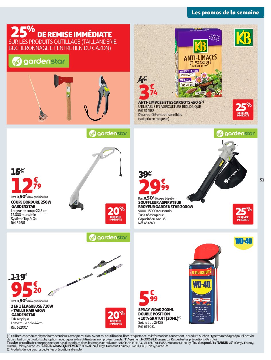 auchan - Auchan - Petits prix écrémés folder geldig vanaf 09/09 - 21/09 - page: 51 auchan - Auchan - Petits prix écrémés folder geldig vanaf 09/09 - 21/09 - page: 51