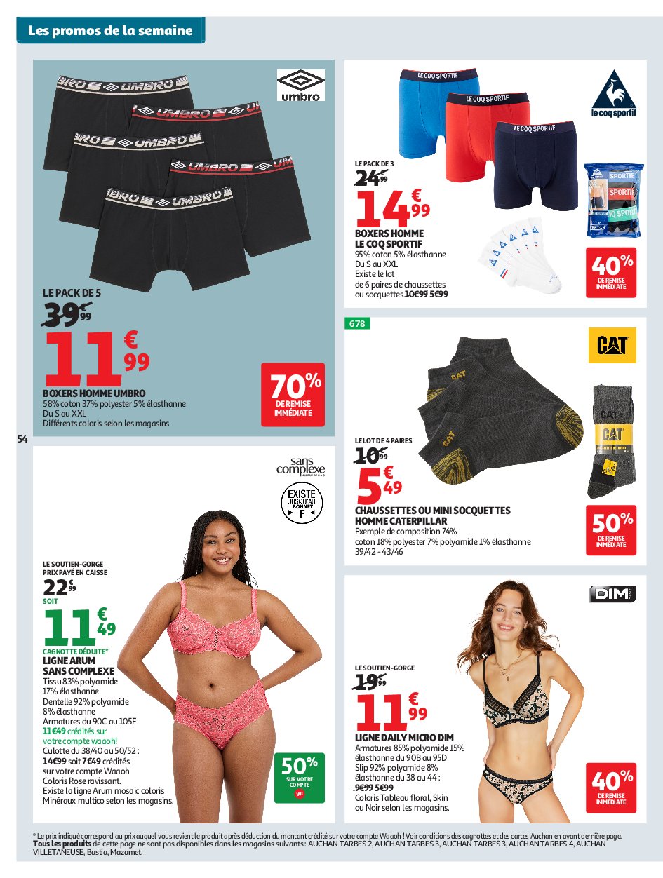 auchan - Auchan - Petits prix écrémés folder geldig vanaf 09/09 - 21/09 - page: 54 auchan - Auchan - Petits prix écrémés folder geldig vanaf 09/09 - 21/09 - page: 54