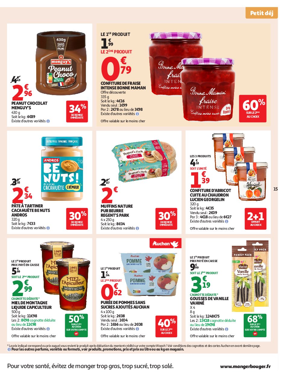 auchan - Auchan - Petits prix écrémés folder geldig vanaf 09/09 - 21/09 - page: 15 auchan - Auchan - Petits prix écrémés folder geldig vanaf 09/09 - 21/09 - page: 15