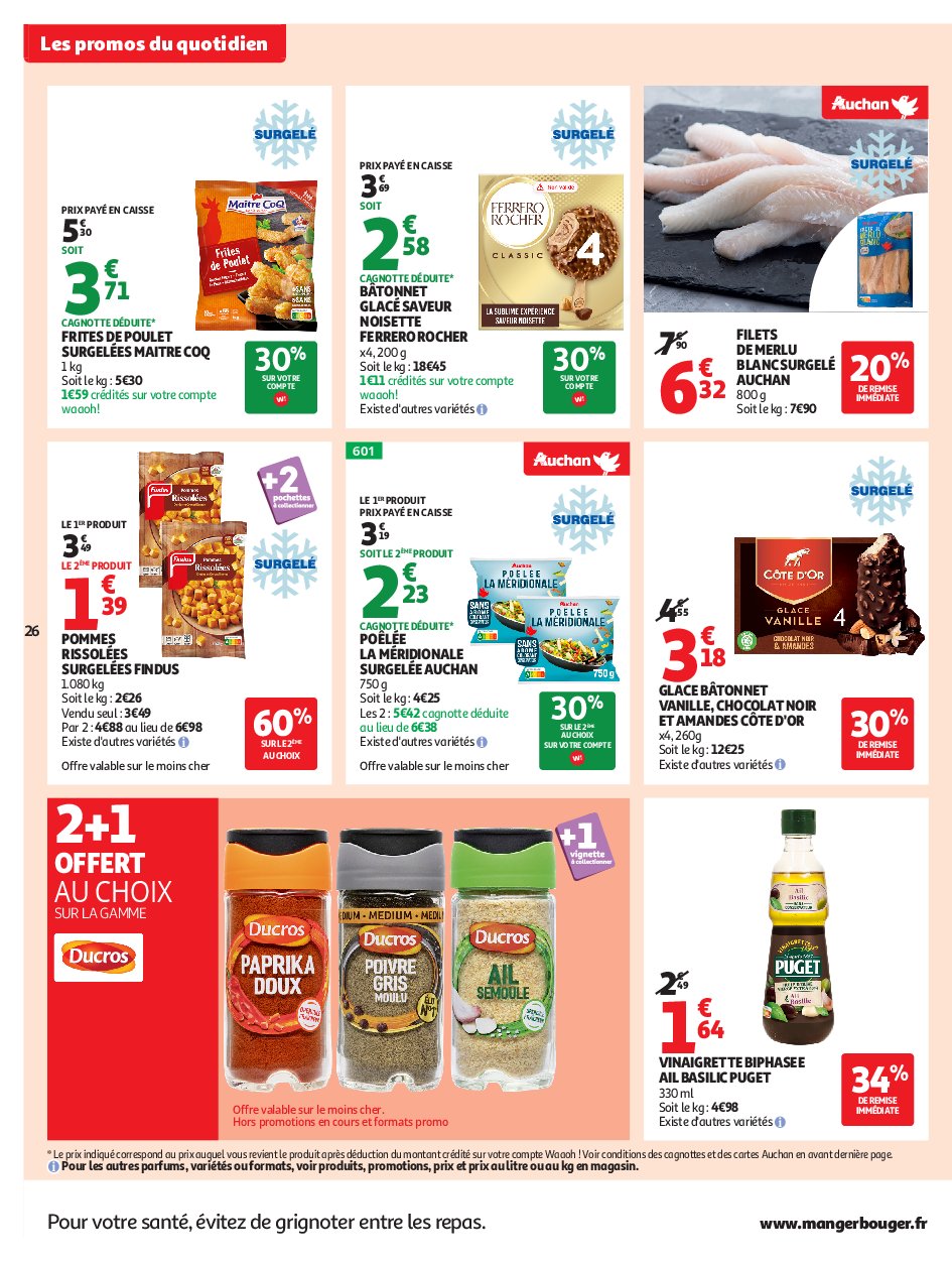 auchan - Auchan - Petits prix écrémés folder geldig vanaf 09/09 - 21/09 - page: 26 auchan - Auchan - Petits prix écrémés folder geldig vanaf 09/09 - 21/09 - page: 26