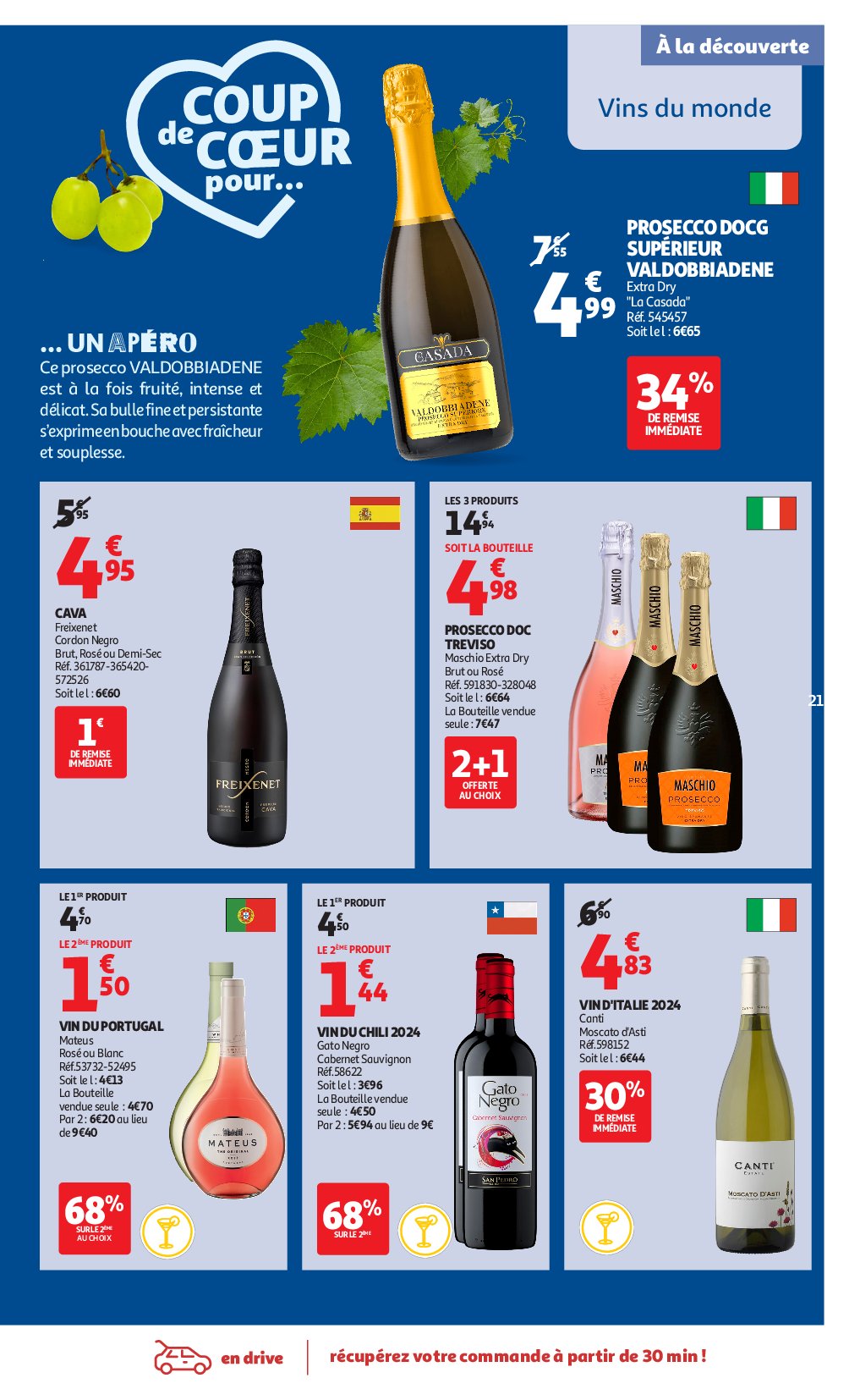 auchan - Auchan supermarché - Foire aux Vins folder geldig vanaf 09/09 - 27/09 - page: 21