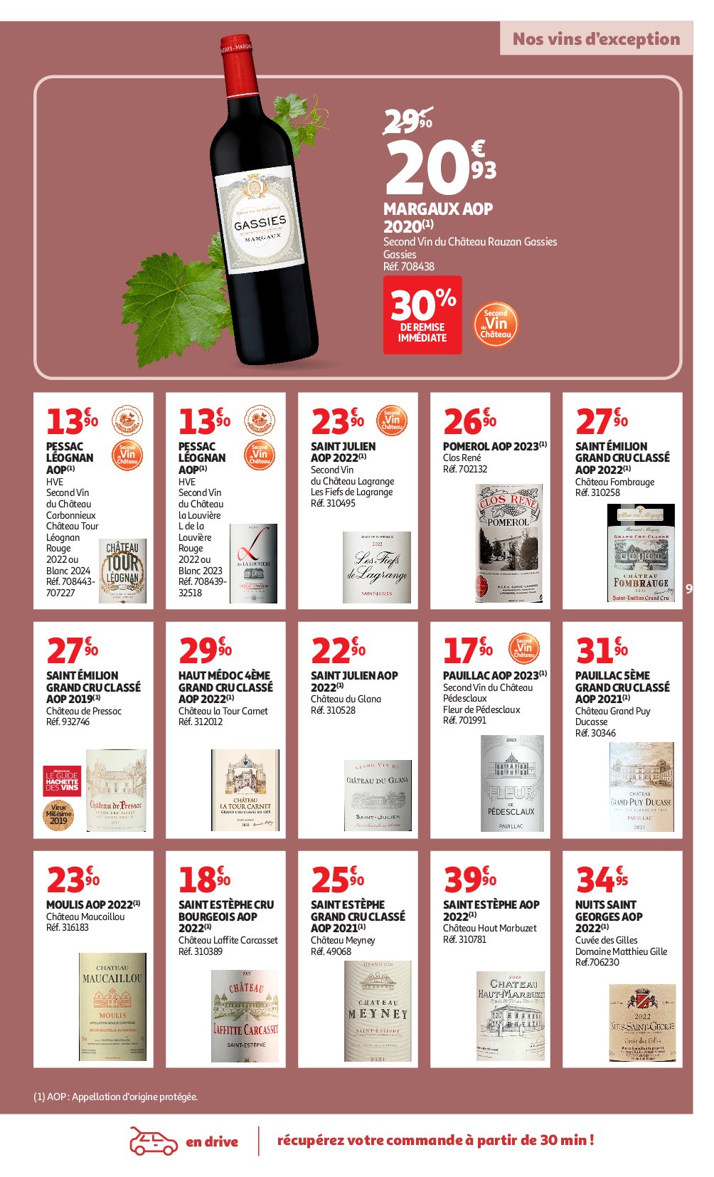 auchan - Auchan supermarché - Foire aux Vins folder geldig vanaf 09/09 - 27/09 - page: 9