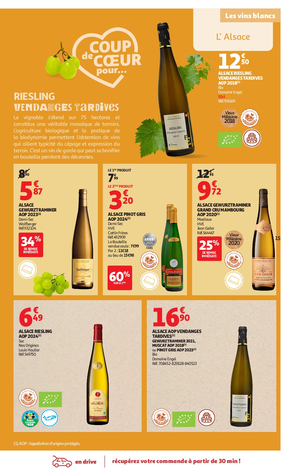 auchan - Auchan supermarché - Foire aux Vins folder geldig vanaf 09/09 - 27/09 - page: 15