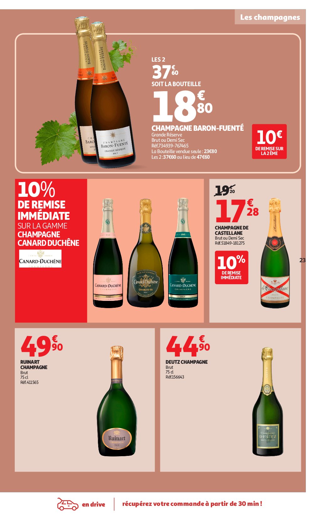 auchan - Auchan supermarché - Foire aux Vins folder geldig vanaf 09/09 - 27/09 - page: 23