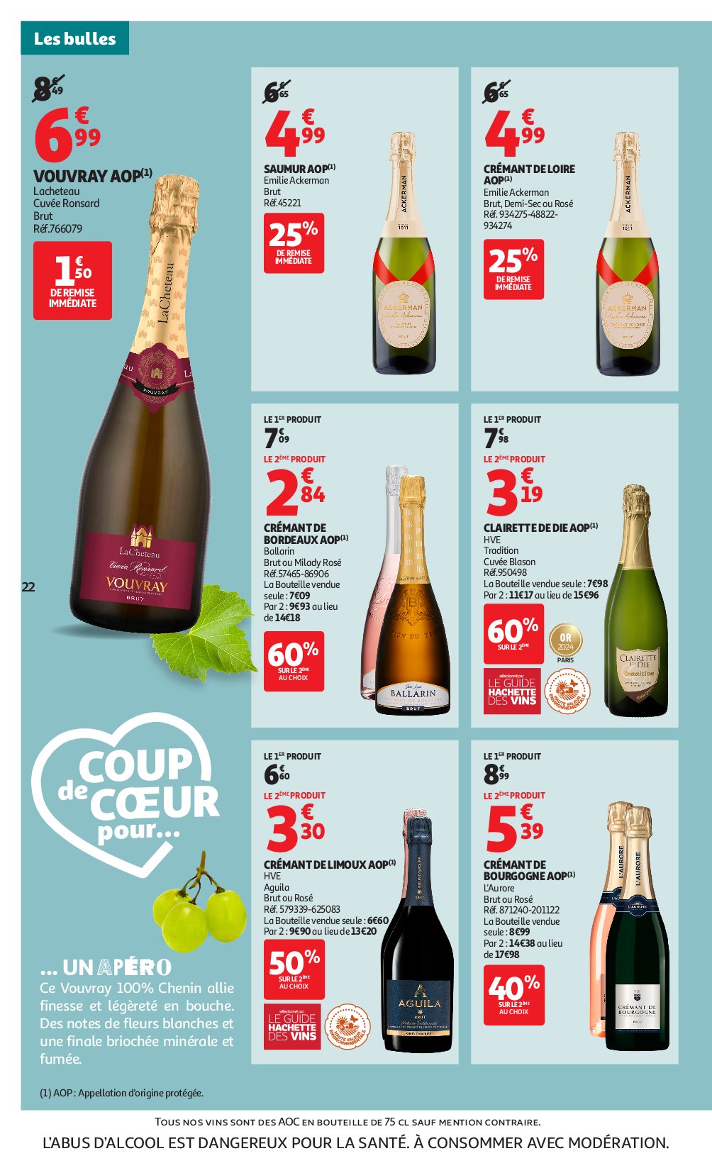 auchan - Auchan supermarché - Foire aux Vins folder geldig vanaf 09/09 - 27/09 - page: 22