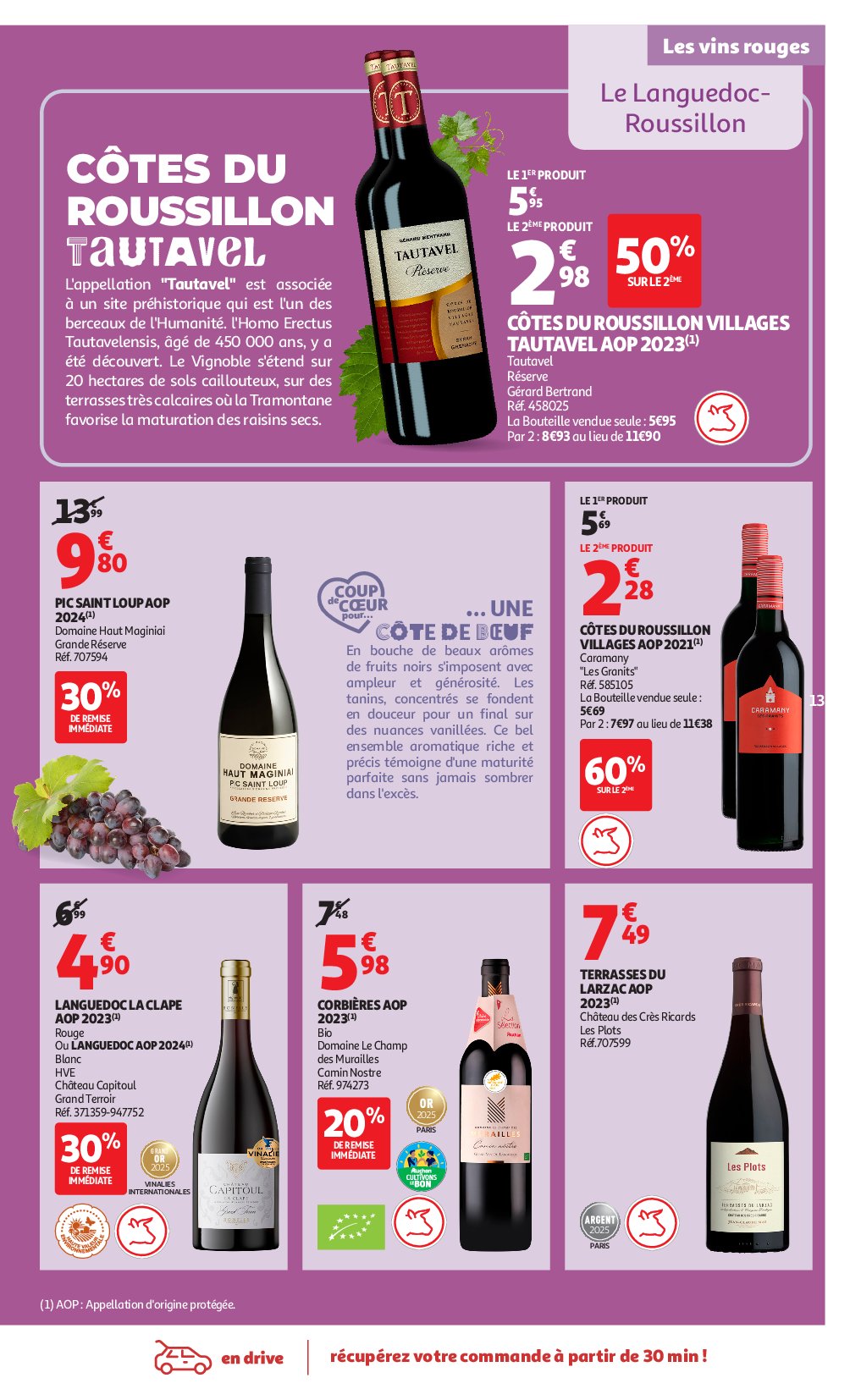 auchan - Auchan supermarché - Foire aux Vins folder geldig vanaf 09/09 - 27/09 - page: 13