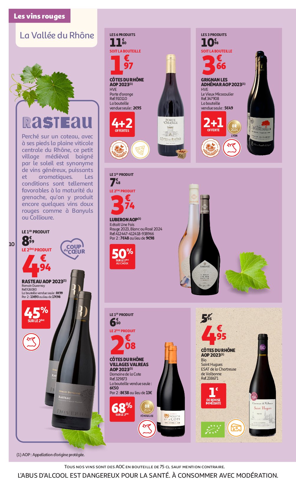 auchan - Auchan supermarché - Foire aux Vins folder geldig vanaf 09/09 - 27/09 - page: 10