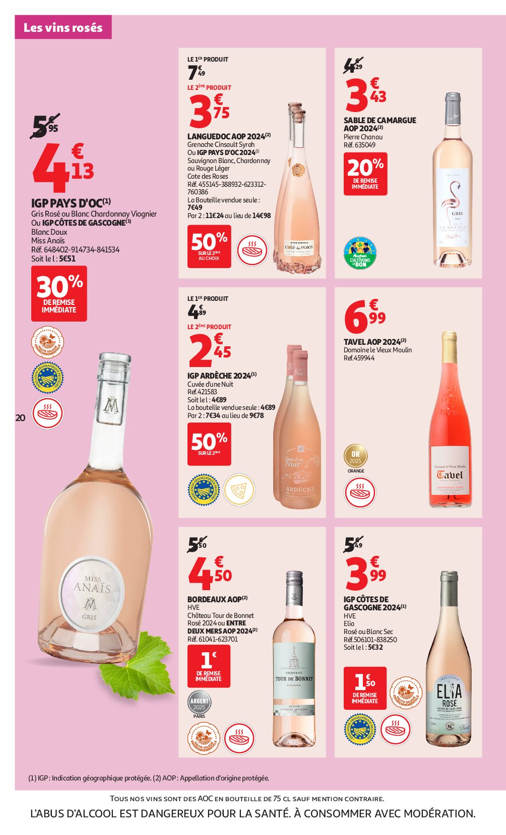 auchan - Auchan supermarché - Foire aux Vins folder geldig vanaf 09/09 - 27/09 - page: 20