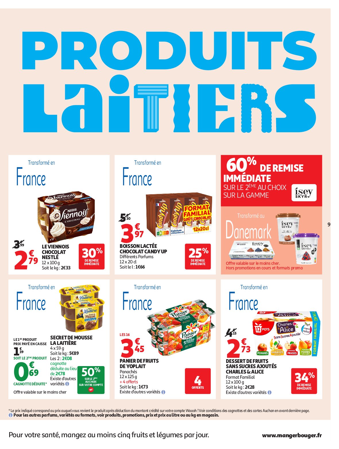 auchan - Auchan supermarché - Le frais, le bon moins cher folder geldig vanaf 09/09 - 13/09 - page: 9