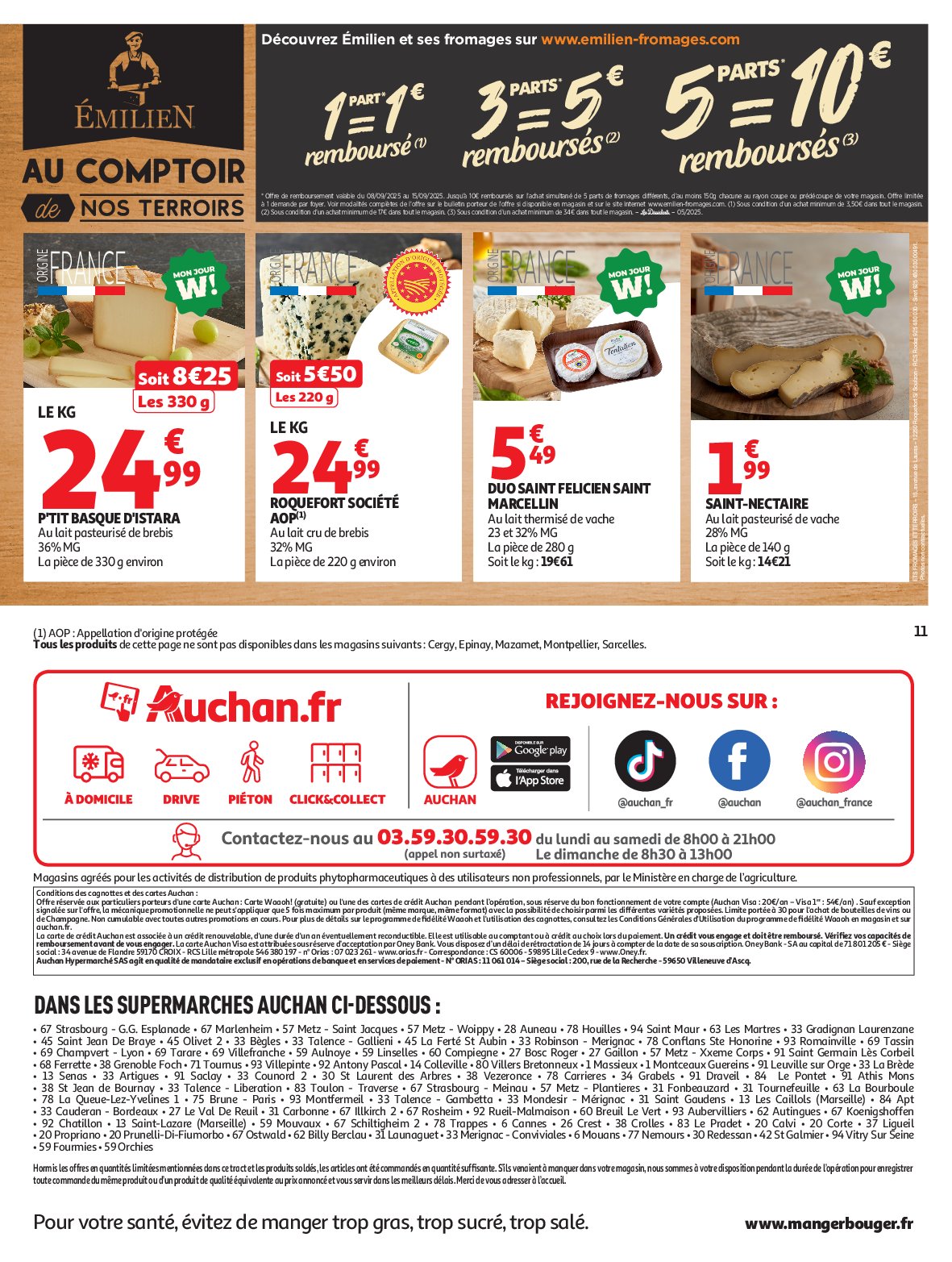 auchan - Auchan supermarché - Le frais, le bon moins cher folder geldig vanaf 09/09 - 13/09 - page: 11