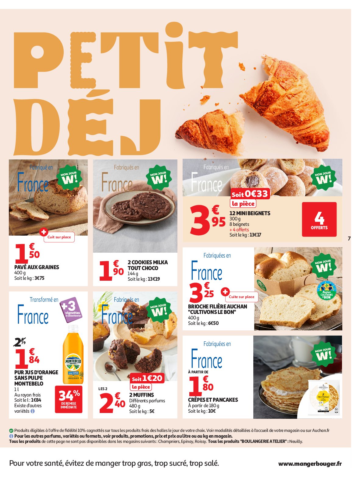 auchan - Auchan supermarché - Le frais, le bon moins cher folder geldig vanaf 09/09 - 13/09 - page: 7