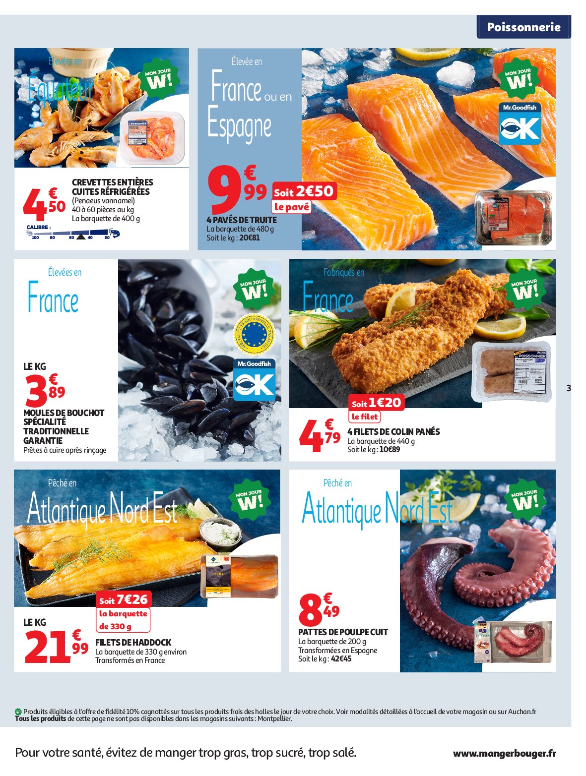 auchan - Auchan supermarché - Le frais, le bon moins cher folder geldig vanaf 09/09 - 13/09 - page: 3