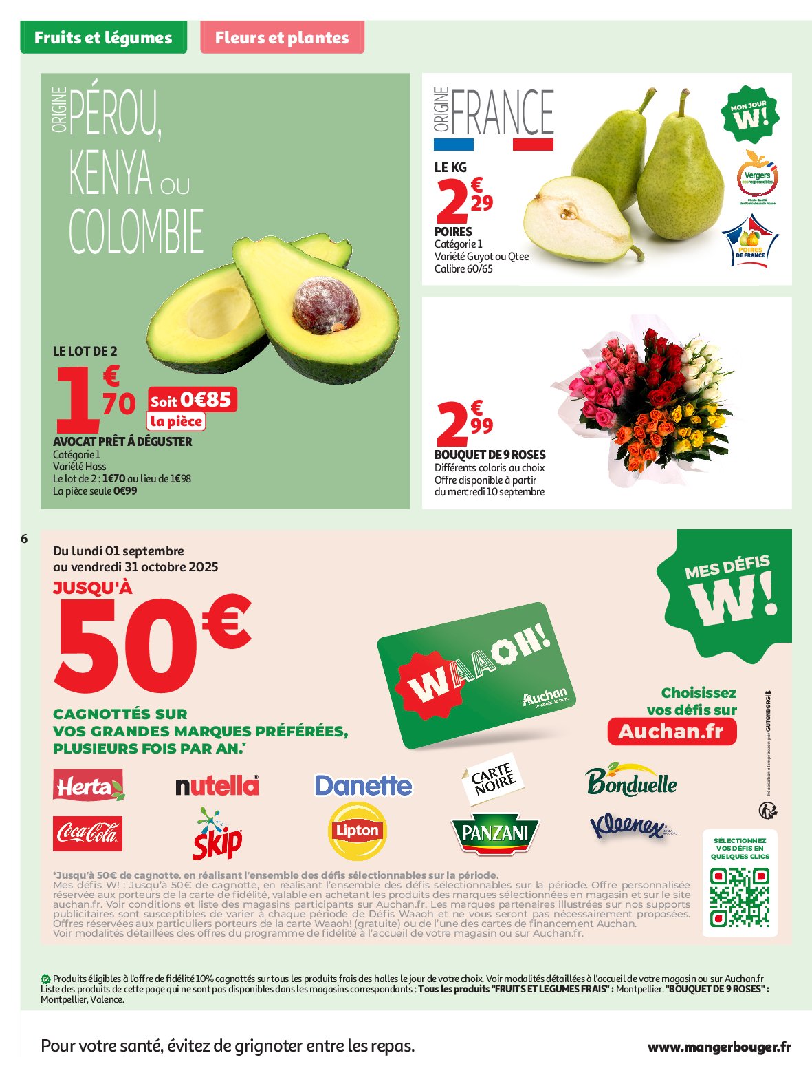 auchan - Auchan supermarché - Le frais, le bon moins cher folder geldig vanaf 09/09 - 13/09 - page: 6