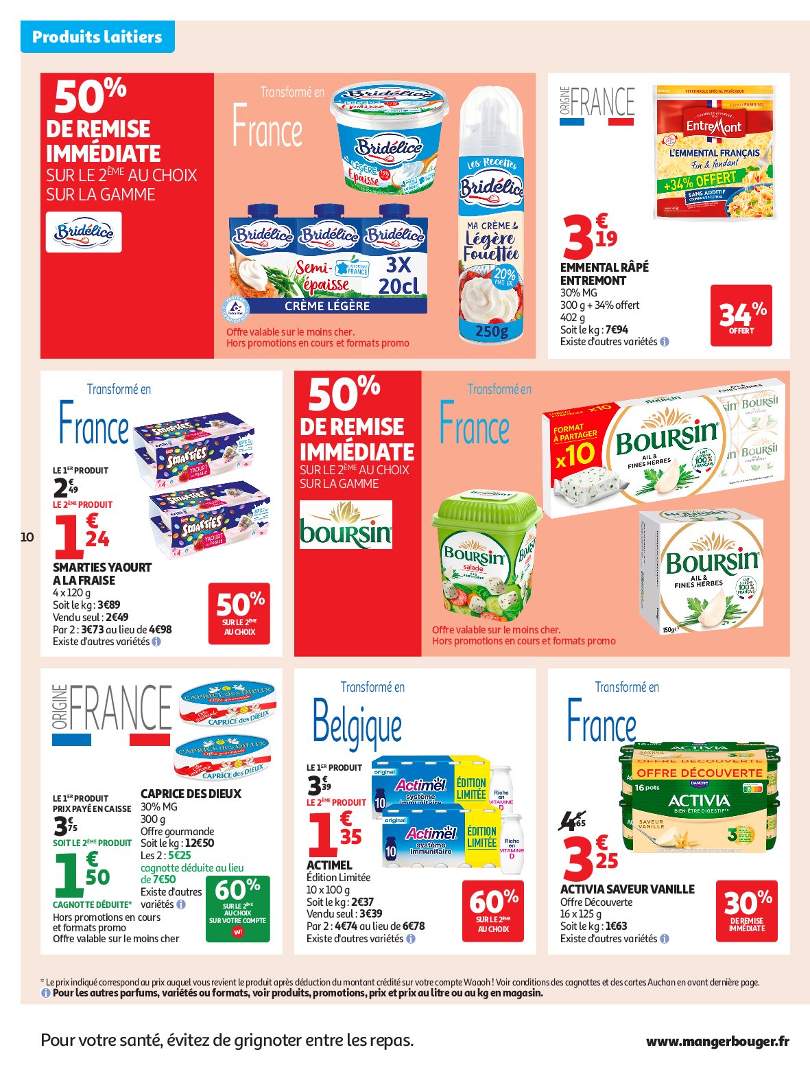 auchan - Auchan supermarché - Le frais, le bon moins cher folder geldig vanaf 09/09 - 13/09 - page: 10