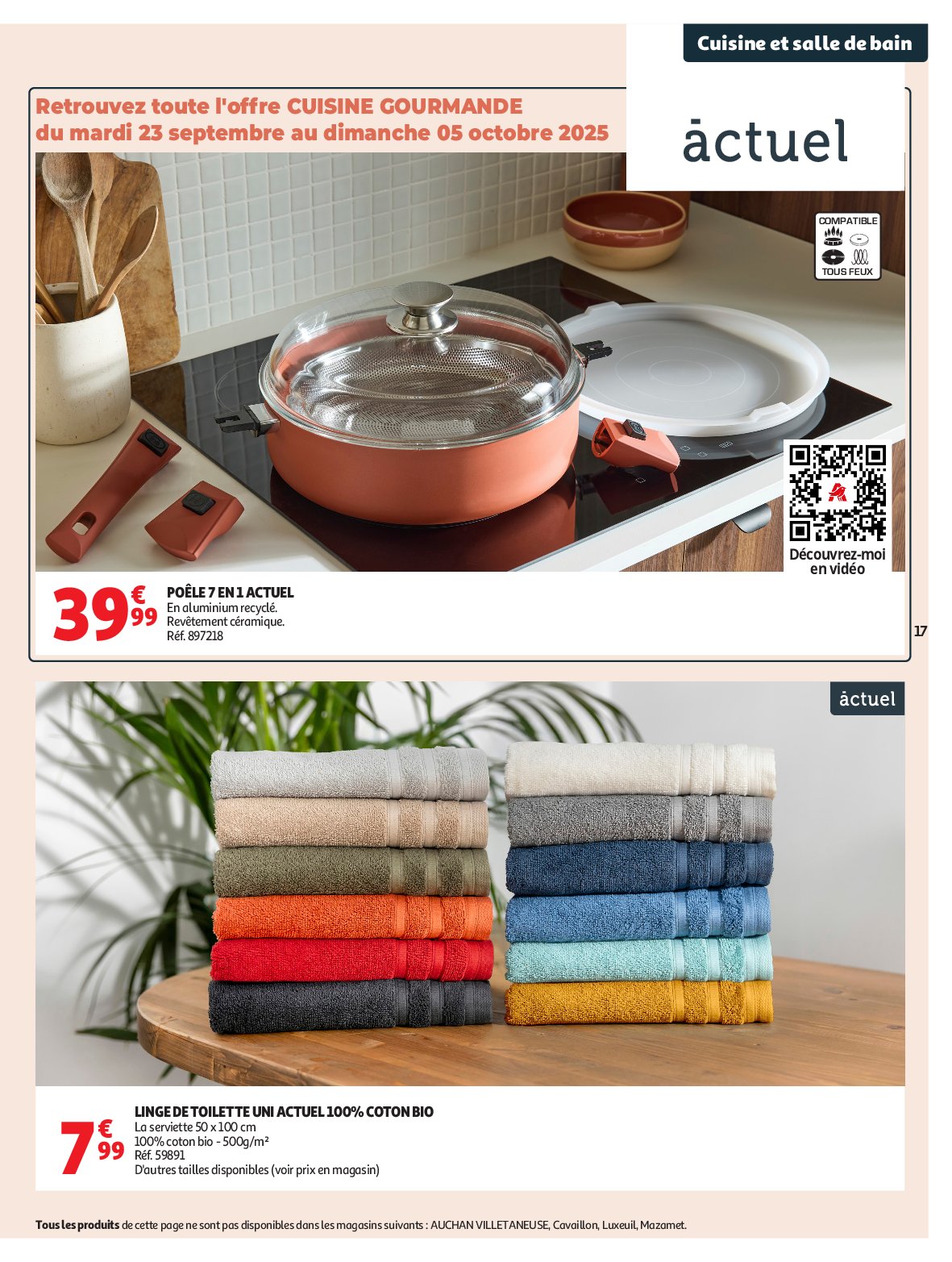 auchan - Auchan - Tout pour la déco : changez de style à l'intérieur folder geldig vanaf 09/09 - 26/10 - page: 17