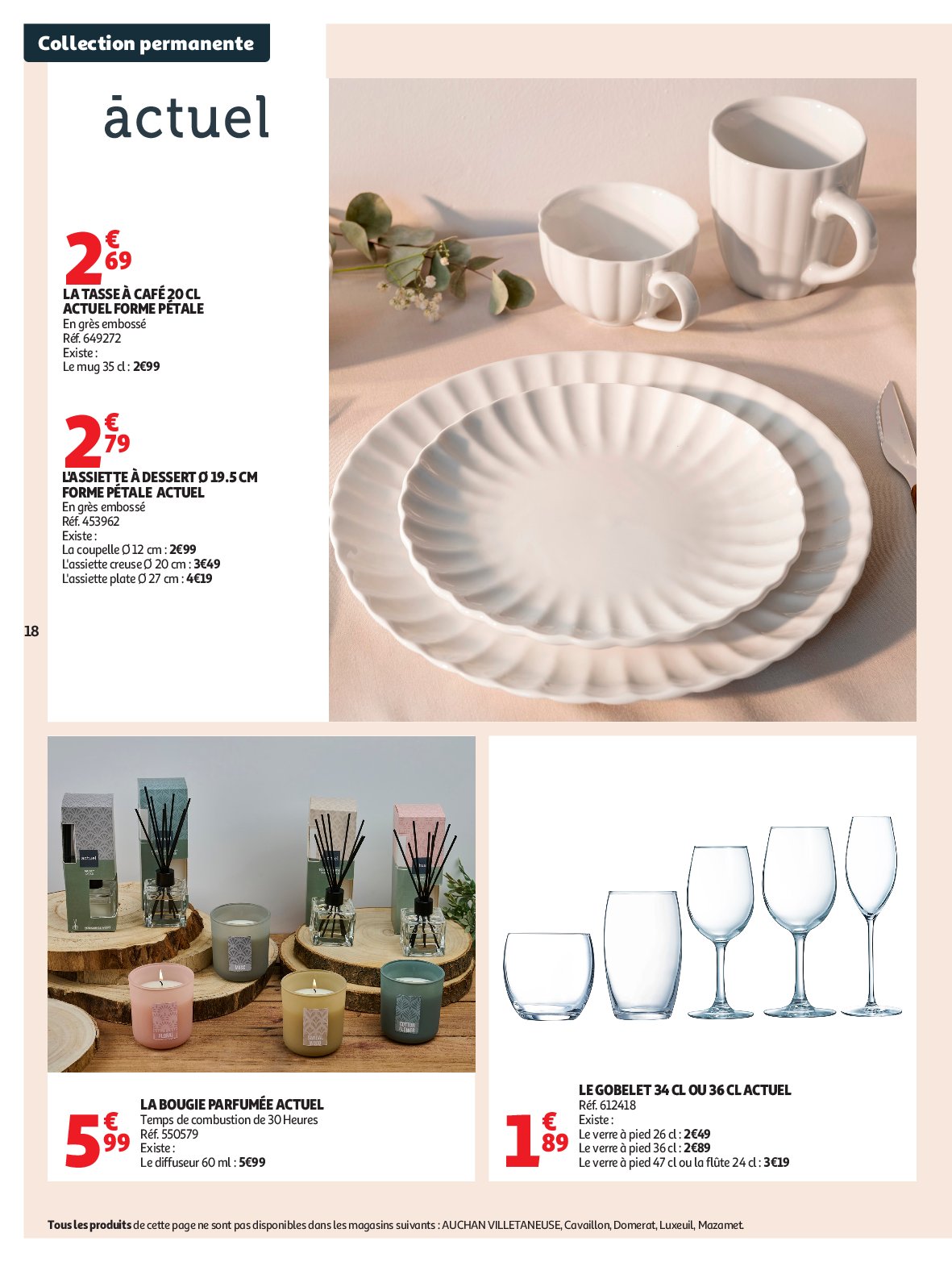 auchan - Auchan - Tout pour la déco : changez de style à l'intérieur folder geldig vanaf 09/09 - 26/10 - page: 18