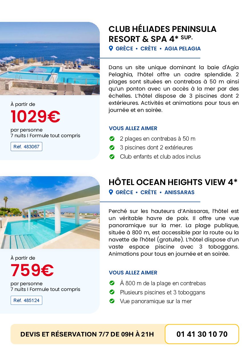 auchan - Auchan voyages - bons plans vacances ! folder geldig vanaf 01/09 - 30/09 - page: 7