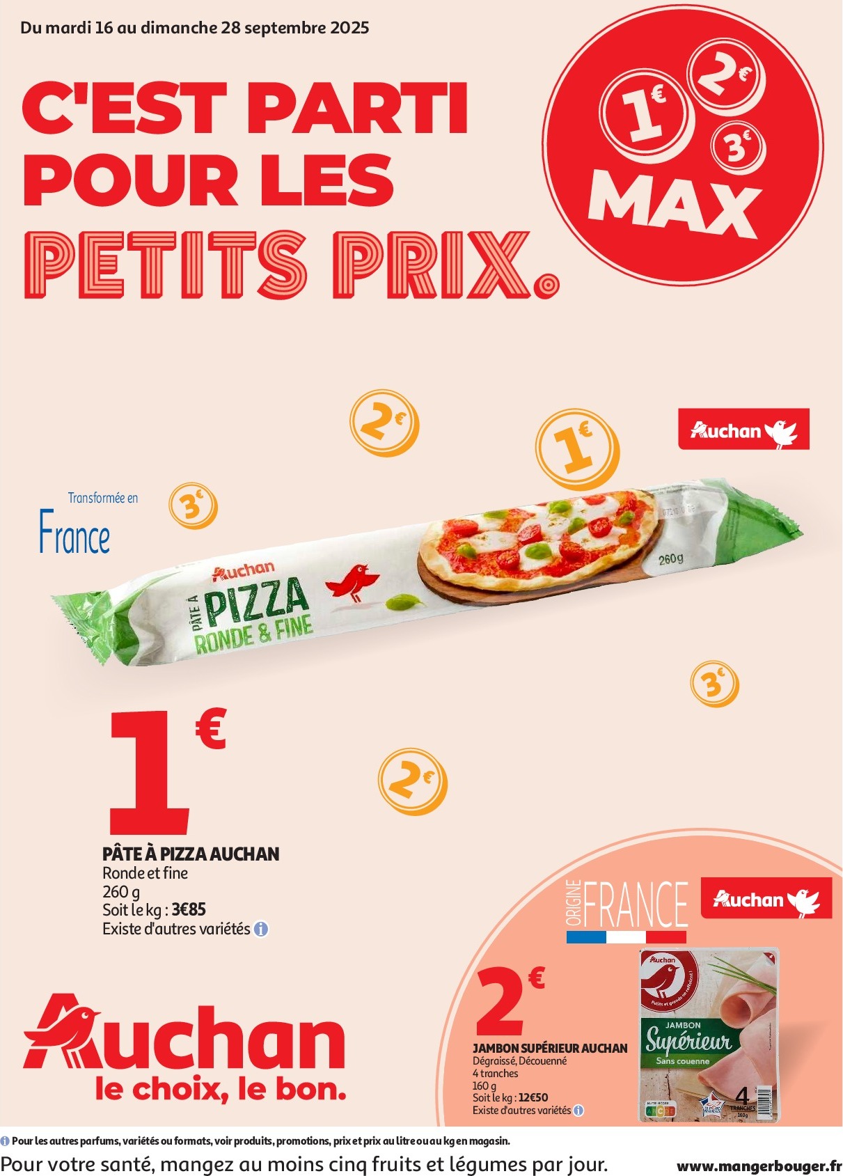 auchan - Auchan - C'est parti pour les petits prix folder geldig vanaf 16/09 - 28/09