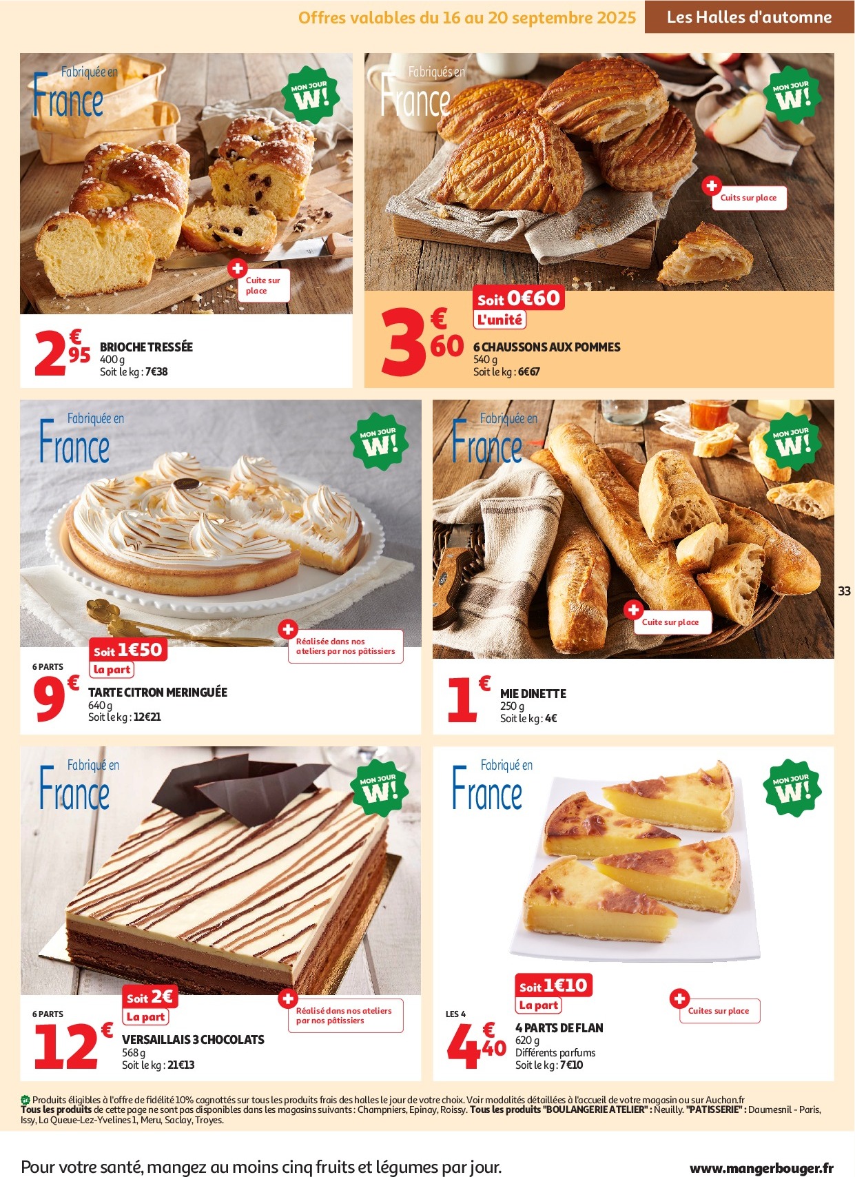 auchan - Auchan - C'est parti pour les petits prix folder geldig vanaf 16/09 - 28/09 - page: 33 auchan - Auchan - C'est parti pour les petits prix folder geldig vanaf 16/09 - 28/09 - page: 33