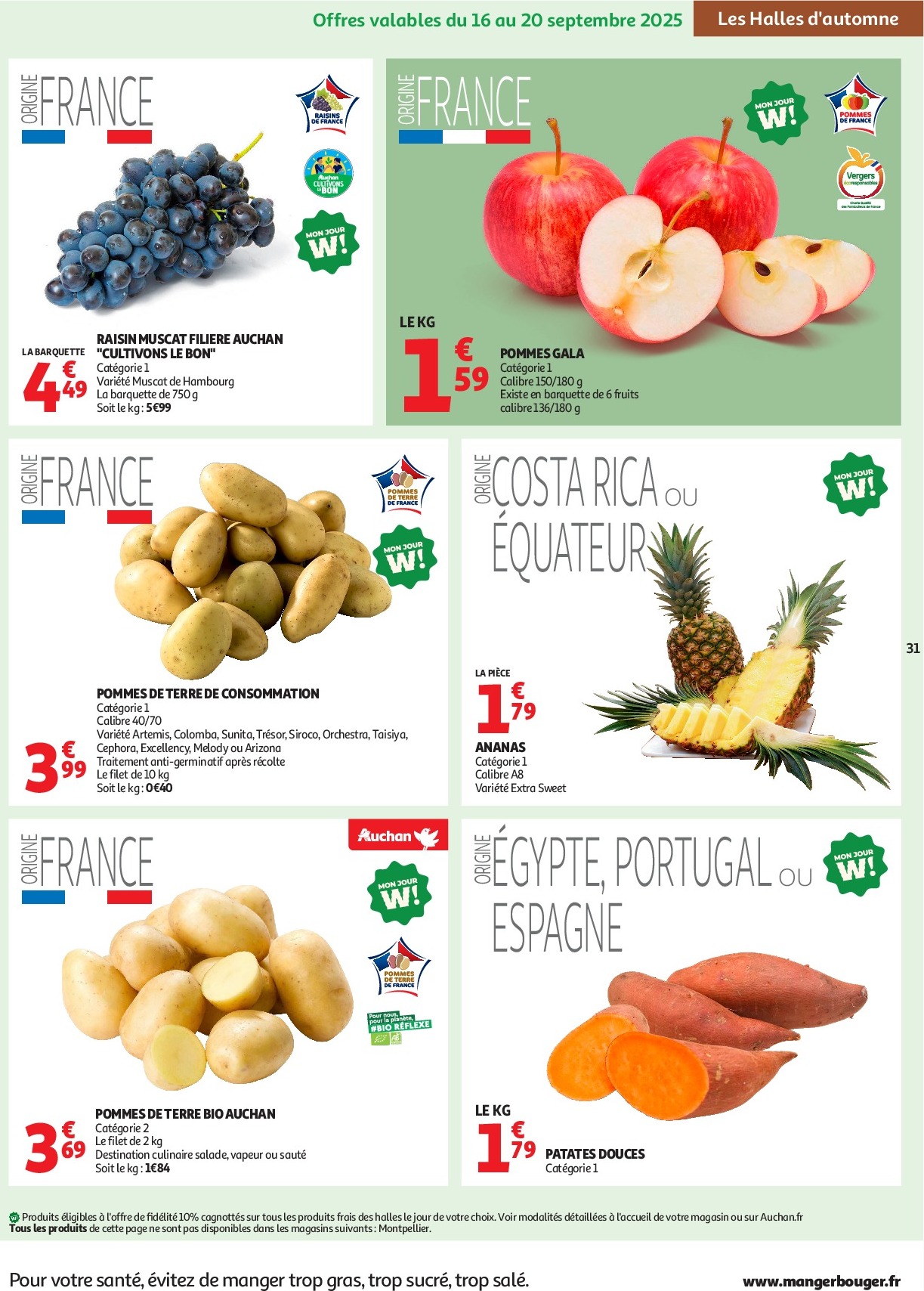 auchan - Auchan - C'est parti pour les petits prix folder geldig vanaf 16/09 - 28/09 - page: 31 auchan - Auchan - C'est parti pour les petits prix folder geldig vanaf 16/09 - 28/09 - page: 31